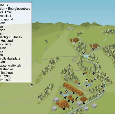 Bachgut, Am Berg - 6 Dom wakacyjny *